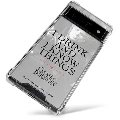 Game of Thrones: Tyrion Lannister Quote Google Pixel 6 Clear Case